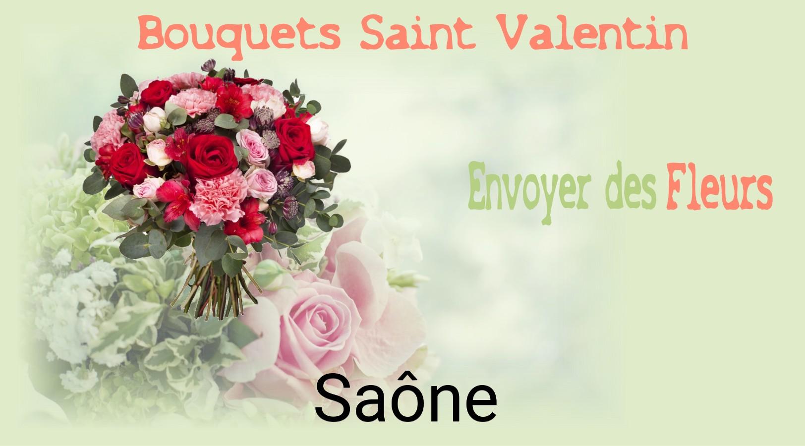 Roses de Saint-Valentin livrées à Saône